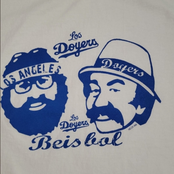 L.A. Dodgers Cheech & Chong T-Shirt - Picture 3 of 5